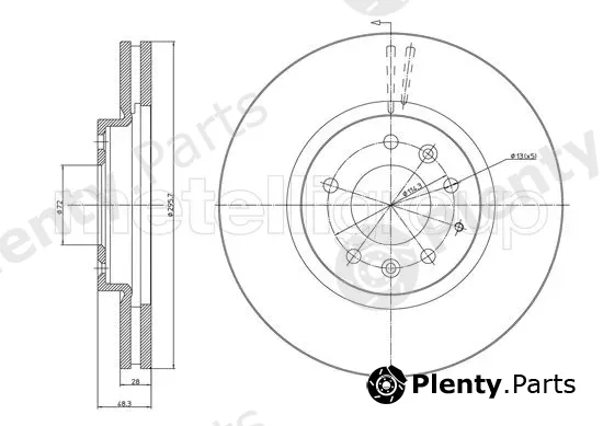 Trusting DF1284 — Brake Disc