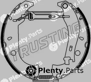 Trusting 6153 — Brake Shoe Set Kit premounted