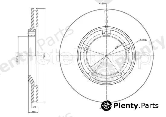 Trusting DF956 — Brake Disc
