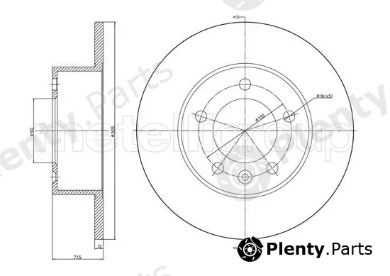 Trusting DF1476 — Brake Disc
