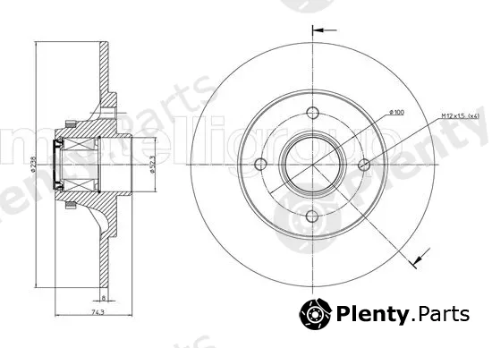 Trusting DF747A — Brake Disc