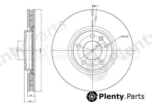 Trusting DF1487 — Brake Disc