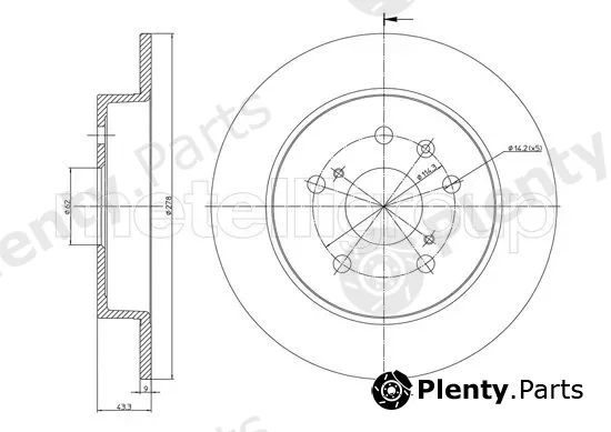 Trusting DF1438 — Brake Disc