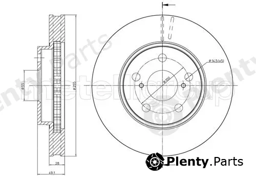 Trusting DF555 — Brake Disc