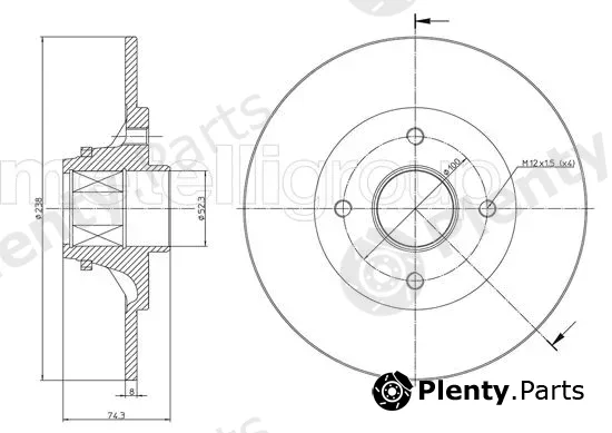 Trusting DF1592 — Brake Disc
