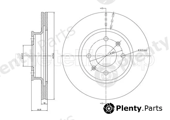 Trusting DF1355 — Brake Disc