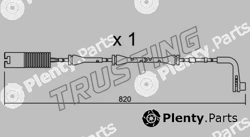 Trusting SU.151 — Warning Contact, brake pad wear