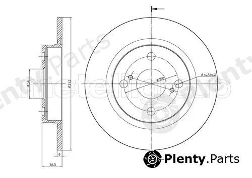 Trusting DF1603 — Brake Disc
