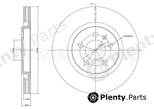 Trusting DF307 — Brake Disc
