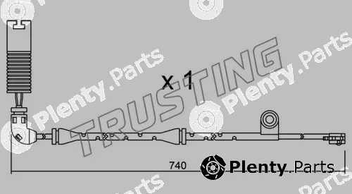 Trusting SU.195 — Warning Contact, brake pad wear