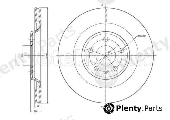 Trusting DF1317 — Brake Disc