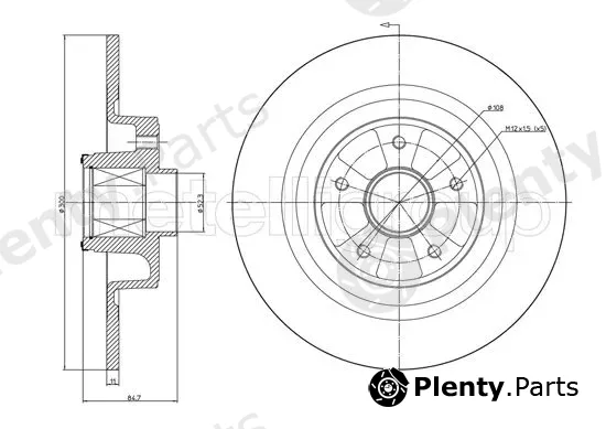 Trusting DF417A — Brake Disc
