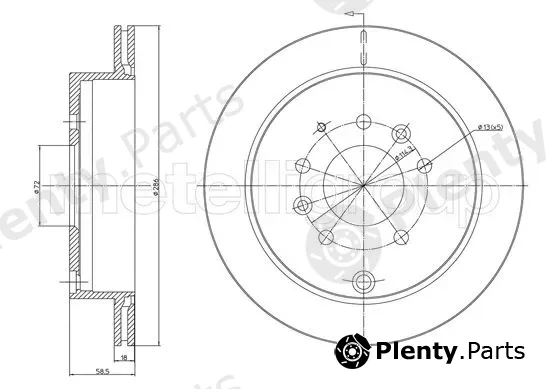 Trusting DF1416 — Brake Disc