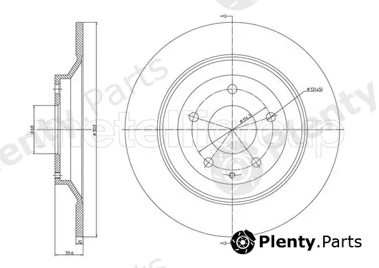 Trusting DF1697 — Brake Disc