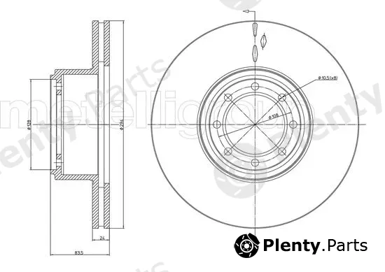 Trusting DF1530 — Brake Disc