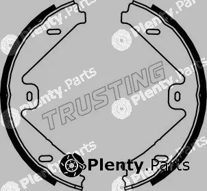 Trusting 052.137 — Brake Shoe Set, parking brake