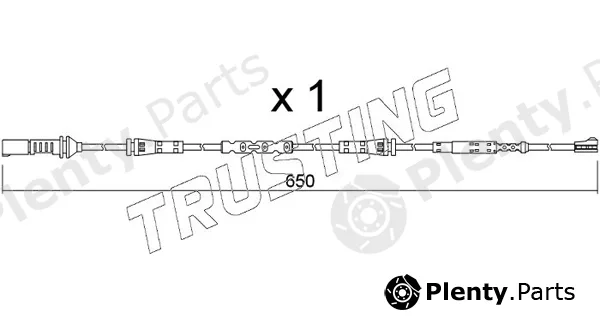 Trusting SU.408 — Warning Contact, brake pad wear