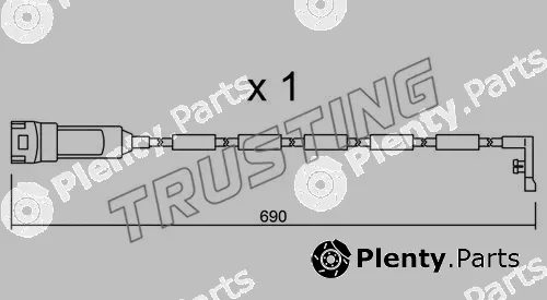 Trusting SU.108 — Warning Contact, brake pad wear