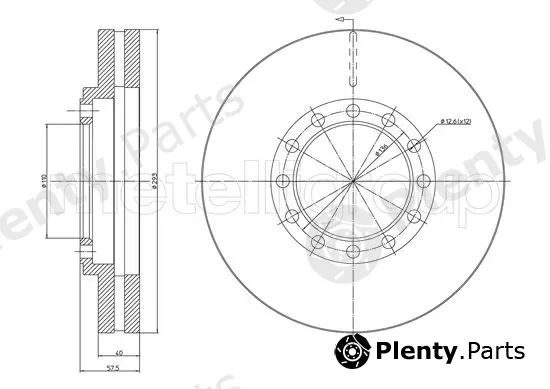 Trusting DF1022 — Brake Disc