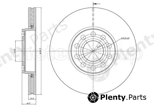 Trusting DF1604 — Brake Disc