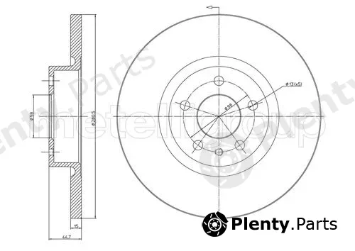 Trusting DF654 — Brake Disc