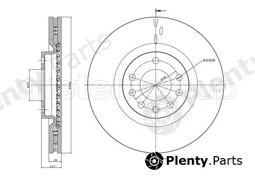Trusting DF1238 — Brake Disc