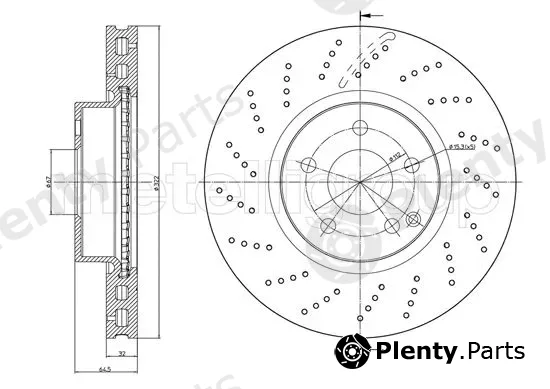 Trusting DF1287 — Brake Disc