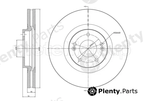 Trusting DF1533 — Brake Disc