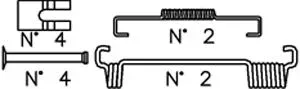 Trusting K388 — Accessory Kit, brake shoes