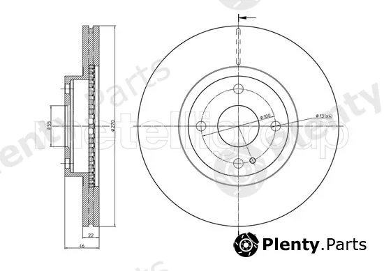 Trusting DF1613 — Brake Disc