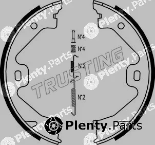 Trusting 092.307K — Brake Shoe Set, parking brake