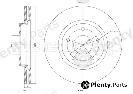 Trusting DF1542 — Brake Disc