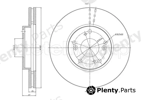 Trusting DF1350 — Brake Disc