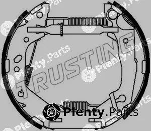 Trusting 6367 — Brake Shoe Set Kit premounted