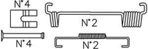 Trusting K394 — Accessory Kit, brake shoes