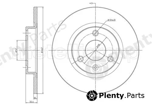 Trusting DF177 — Brake Disc
