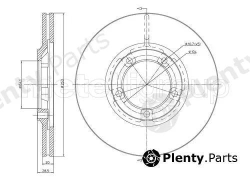 Trusting DF532 — Brake Disc