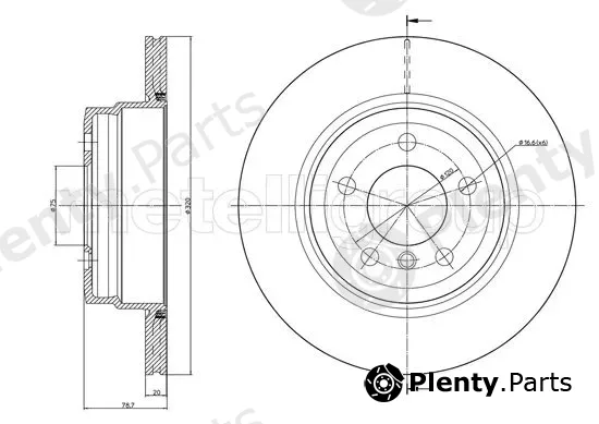 Trusting DF1398 — Brake Disc