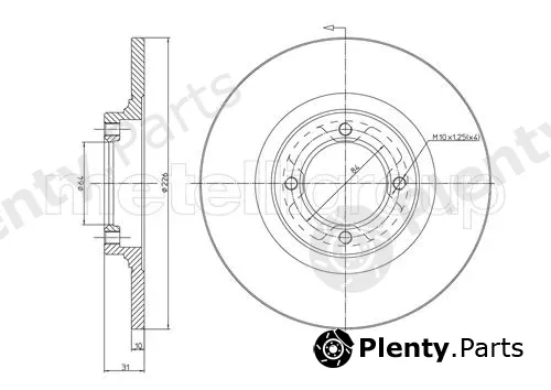 Trusting DF1578 — Brake Disc