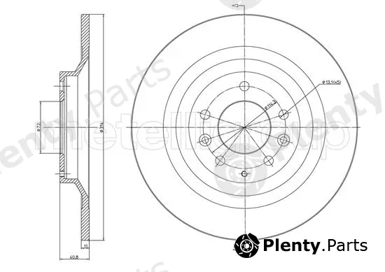 Trusting DF1294 — Brake Disc