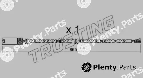 Trusting SU.299 — Warning Contact, brake pad wear