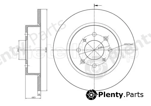 Trusting DF1601 — Brake Disc