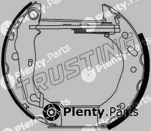 Trusting 6267 — Brake Shoe Set Kit premounted