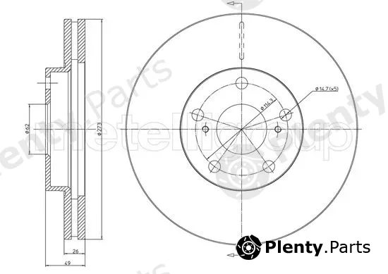 Trusting DF1220 — Brake Disc
