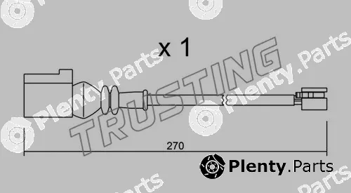 Trusting SU.246 — Warning Contact, brake pad wear