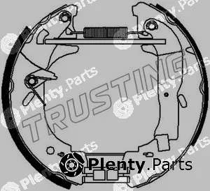 Trusting 6338 — Brake Shoe Set Kit premounted