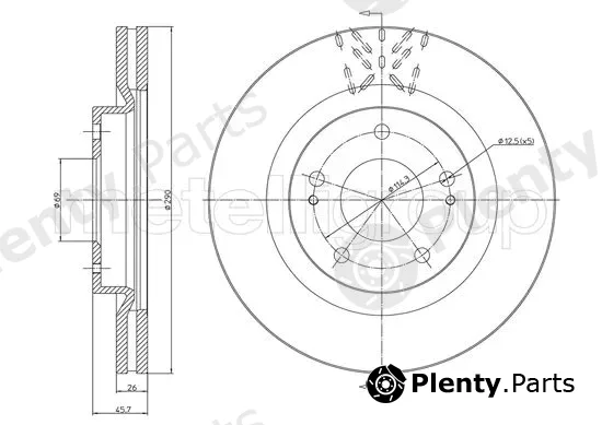 Trusting DF1049 — Brake Disc