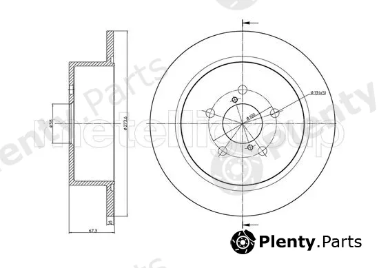 Trusting DF1299 — Brake Disc