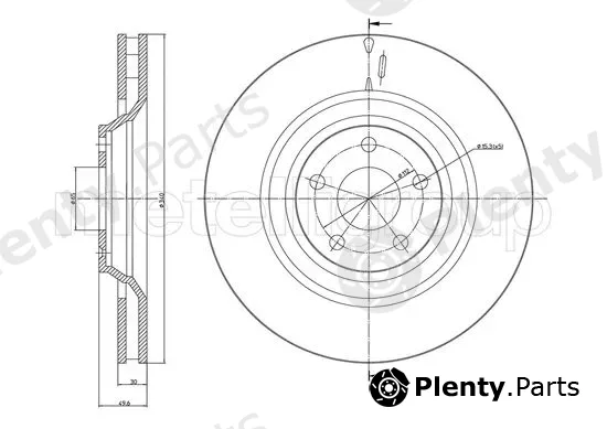 Trusting DF1275 — Brake Disc