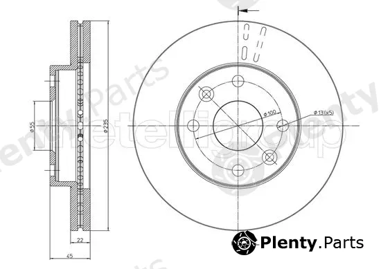 Trusting DF1029 — Brake Disc